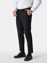 Quần Tây Nam 5S Fashion Phom Smart Fit Trơn Basic Dễ Mặc QAU24005