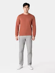 Áo Nỉ Nam 5S FASHION Họa Tiết Phom Slimfit ANI24010