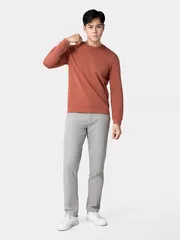Áo Nỉ Nam 5S FASHION Họa Tiết Phom Slimfit ANI24010