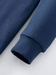 Áo Nỉ Nam Dài Tay 5S Fashion Basic Slimfit BANI24101