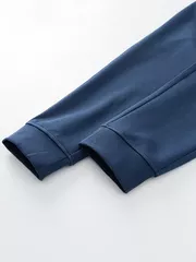 Quần Nỉ Nam 5S Fashion Cạp Chun Basic Slimfit BQNI24101