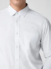 Áo Sơ Mi Nam Dài Tay Kẻ Ô 5S Fashion Có Túi Ngực ASM24060