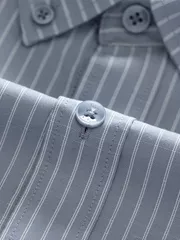 Sơ Mi Nam Tay Dài 5S Fashion Họa Tiết Kẻ Sọc Phom Casual ASM24020