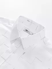 Áo Sơ Mi Nam Họa Tiết 5S Fashion Phom Slimfit ASM24017