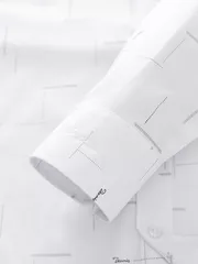 Áo Sơ Mi Nam Họa Tiết 5S Fashion Phom Slimfit ASM24017