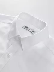 Áo Sơ Mi Nam Dài Tay Màu Trắng Họa Tiết 5S Fashion Slimfit ASM24037