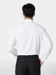 Áo Sơ Mi Nam Dài Tay Màu Trắng Phom Regular ASM24031