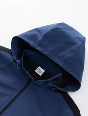 Áo Khoác Gió Nam Can Phối 5S Fashion Tháo Được Mũ BAKG24004