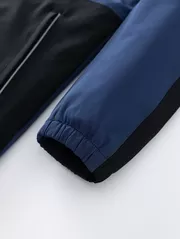 Áo Khoác Gió Nam Can Phối 5S Fashion Tháo Được Mũ BAKG24004