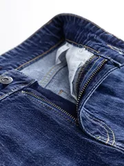 Quần Jean Nam Cotton 5S Fashion Màu Xanh Regular QJE24017