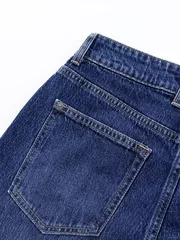 Quần Jean Nam Cotton 5S Fashion Màu Xanh Regular QJE24017