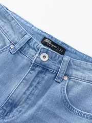 Quần Jean Nam Cotton 5S Fashion Tone Xanh Slimfit QJE24006