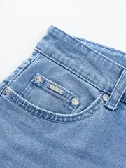 Quần Jean Nam Cotton 5S Fashion Tone Xanh Slimfit QJE24006