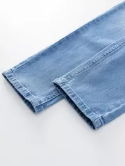 Quần Jean Nam Cotton 5S Fashion Tone Xanh Slimfit QJE24006