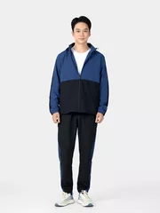 Áo Khoác Gió Nam Can Phối 5S Fashion Tháo Được Mũ BAKG24004