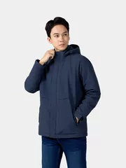 Áo Khoác Parka Nam 5S Fashion Trơn Phom Regular APH24030