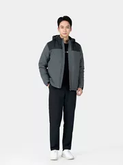 Áo Phao Nam Chần Bông 5S Fashion Can Phối Regular APH24048