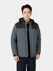 Áo Phao Nam Chần Bông 5S Fashion Can Phối Regular APH24048