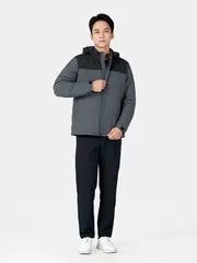 Áo Phao Nam Chần Bông 5S Fashion Can Phối Regular APH24048