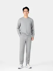 Bộ Quần Áo Nỉ Nam 5S Fashion Dệt Hiệu Ứng Phom Slimfit BNI24022