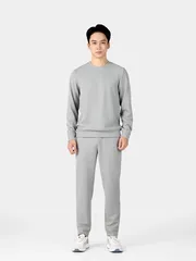 Bộ Quần Áo Nỉ Nam 5S Fashion Dệt Hiệu Ứng Phom Slimfit BNI24022