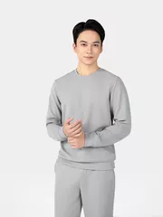Áo Nỉ Nam Dài Tay 5S Fashion In Logo Basic Slimfit BANI24022