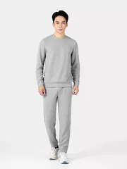 Áo Nỉ Nam Dài Tay 5S Fashion In Logo Basic Slimfit BANI24022