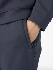 Áo Nỉ Khóa Nam 5S Fashion Phối Line Slimfit BAKN24027