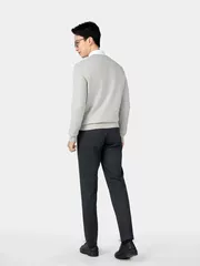 Áo Len Nam 5S Fashion Cổ Tim Trơn Phom Regular ALE24009