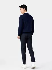 Áo Len Nam 5S Fashion Dệt Họa Tiết Slimfit ALE24010