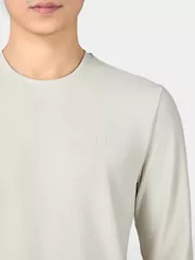 Áo Thun Nam Dài Tay 5S Fashion In Logo Phom Slimfit ATH24013