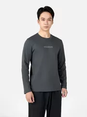 Áo Thun Nam Dài Tay 5S Fashion In Chữ Phom Slimfit ATH24029