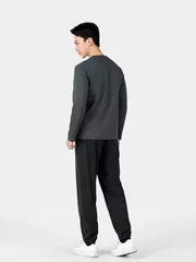 Áo Thun Nam Dài Tay 5S Fashion In Chữ Phom Slimfit ATH24029
