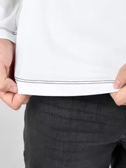 Áo Thun Nam Dài Tay 5S Fashion Chần Chỉ Nổi ATH24015