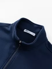 Bộ Quần Áo Nỉ Nam Có Khóa Kéo 5S Fashion Trơn Phom Casual BNK24012