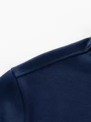 Áo Nỉ Cổ Trụ Khóa Lửng 5S Fashion Trơn Basic Phom Casual BANK24012