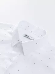 Áo Sơ Mi Nam Dài Tay 5S Fashion Dệt Họa Tiết Regular ASM24047