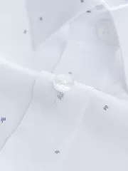 Áo Sơ Mi Nam Dài Tay 5S Fashion Dệt Họa Tiết Regular ASM24047