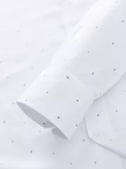 Áo Sơ Mi Nam Dài Tay 5S Fashion Dệt Họa Tiết Regular ASM24047