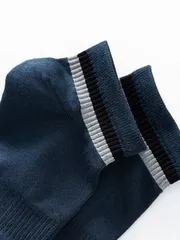 Combo 3 Đôi Tất Nam 5S Fashion Cổ Ngắn Dệt Kẻ Modal 3C-Y0TAT24004