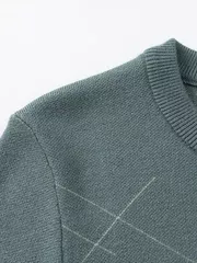 Áo Len Nam Họa Tiết 5S Fashion Phom Slimfit ALE24003