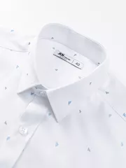 Áo Sơ Mi Nam Dài Tay 5S Fashion Họa Tiết Phom Slimfit ASM24045