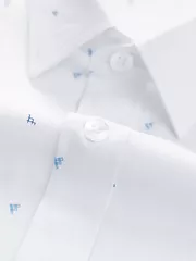 Áo Sơ Mi Nam Dài Tay 5S Fashion Họa Tiết Phom Slimfit ASM24045