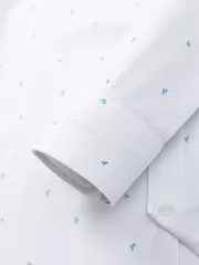 Áo Sơ Mi Nam Dài Tay 5S Fashion Họa Tiết Phom Slimfit ASM24045