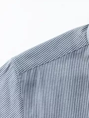 Sơ Mi Nam Tay Dài Cotton 5S Fashion Họa Tiết Kẻ Sọc Phom Casual ASM24021