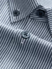 Sơ Mi Nam Tay Dài Cotton 5S Fashion Họa Tiết Kẻ Sọc Phom Casual ASM24021