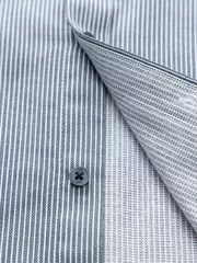 Sơ Mi Nam Tay Dài Cotton 5S Fashion Họa Tiết Kẻ Sọc Phom Casual ASM24021