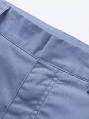 Quần Short Kaki Nam 5S Fashion Cạp Cúc Ẩn QSK24014