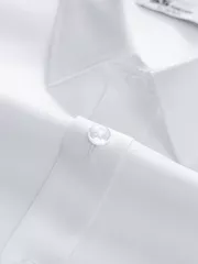 Áo Sơ Mi Nam Màu Trắng 5S Fashion Phom Slimfit ASM24043