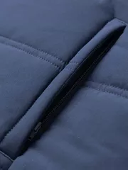 Áo Phao Nam 5S Fashion Có Mũ, Trơn Phom Slimfit APH24162